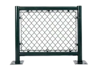 ISO14001 PVC Coated Wire Mesh Diamond Chain Link Fence