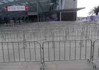 H1200mm 1500mm Metal Crowd Control Barriers Galvanized Pedestrian Fence