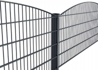 Powder Coated Mesh Fencing L3000mm Double Wire Welded Fence 55X200