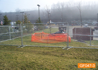 Orange 2400mm Temporary Security Fence Secure Temporary Fencing