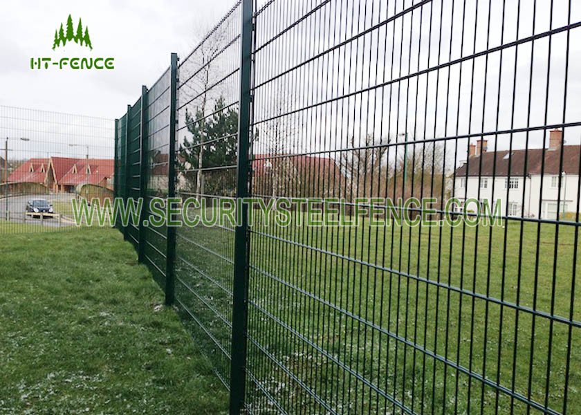 Anti Climb Double Loop Decorative Fence High Security Double