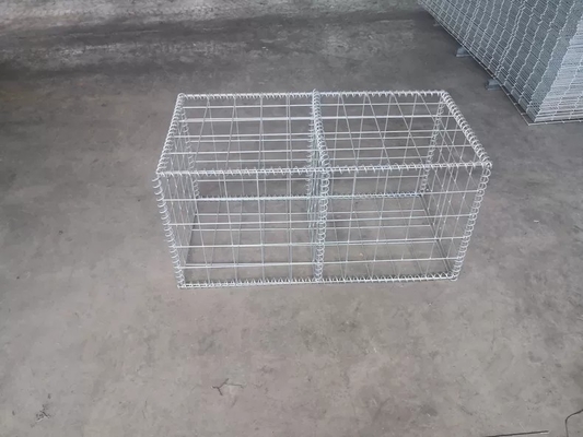 Retaining Wall River Bank Welded Gabion Baskets , Stone Gabion Cages 0.5mx0.5mx0.5m