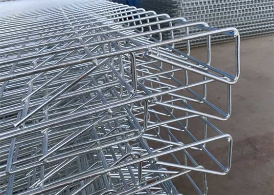 PVC coated BRC Roll Top Welded Wire Mesh Fence 100x300mm