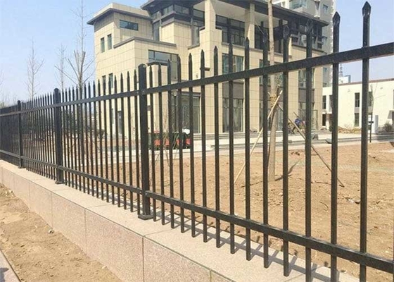 High 1530mm Decorative Wrought Iron Fence Panels For Garden