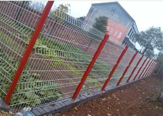 H 1030mm Security Steel Fence 50*200mm Galvanized Welded Wire Fence