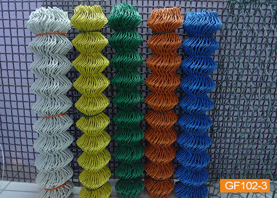 HDG 50g/M2 Metal Chain Link Fencing For Railway Highway