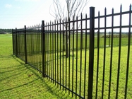 High Quality PVC Coated Wrought Iron PIcket Fence