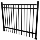 Welding Victorian Deformed Bar Wrought Iron Picket Fence 1.73m Height
