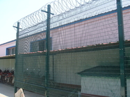 1.8*2.4m 358 Wire Mesh Fence High Security Anti Climb Powder Coated Clear Vu