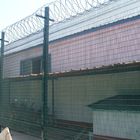 Anti Climb 358 Green Grey PVC Painted Galvanized Iron Steel Stainless Steel Security Fence Panels