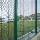 Anti Climb 358 Green Grey PVC Painted Galvanized Iron Steel Stainless Steel Security Fence Panels