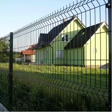 PE Coated Green 3D Fence Welded Wire Fencing V Mesh