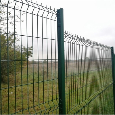 PE Coated Green 3D Fence Welded Wire Fencing V Mesh