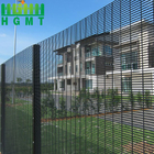 Galvanized And Powder Coated Anti Climb Security Fencing Grey