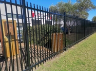 Metal Steel Galvanized Picket Wrought Iron Fence Panels Modern