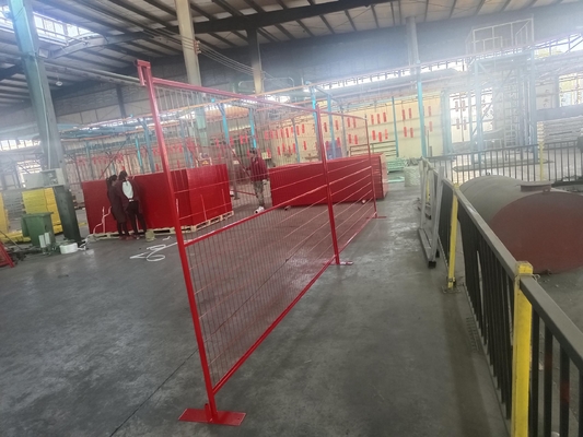 Outdoor Movable Free Standing Temporary Fence Panel 6 Feet X10 Feet