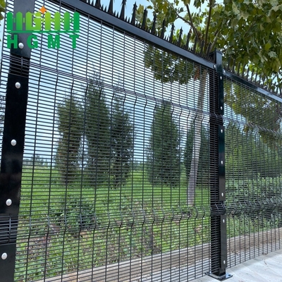 Powder Coated Clearview 358 Mesh Fence 8 Gauge