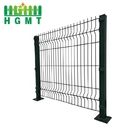 50x100mm 4.0mm 3D Fence Welded Wire Mesh Green Panel Bending Curved Fence Outdoor Garden With Post