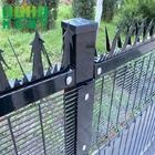 Easily Assembled Anti Climbing 358 Security Fence With Spikes