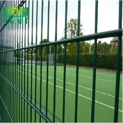 Galvanized And Pvc Coated 6/5/6 Double Wire Fence Horizontal