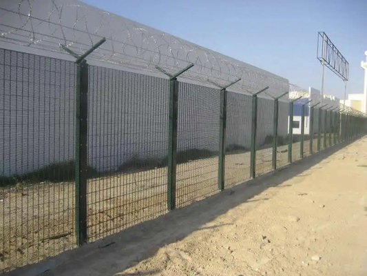 Powder Coated Clearview 358 Mesh Fence 8 Gauge