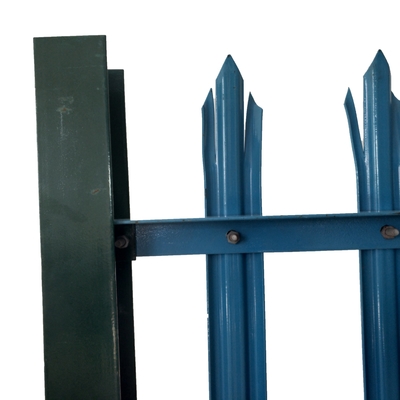 Powder Coated Steel Palisade Fencing For House