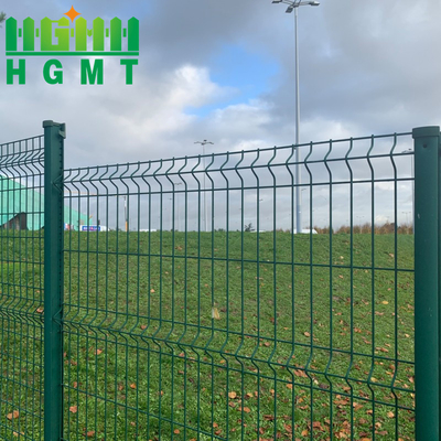 Highway Safety Hot Dipped Galvanized Rust-proof 3D Fence Panel With Post