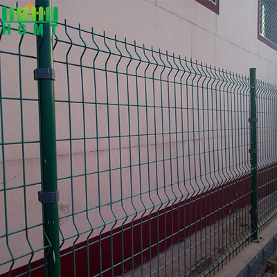 Easily Assembled Green PVC Coated Welded Wire 3D Fence