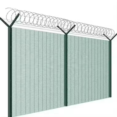 High Security Clearvu Mesh Fence 358 Anti-Climbing for South Africa for Driveway Gate Prison Low Maintenance Steel Iron