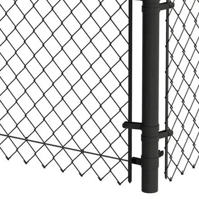 Wholesale Used 6ft Black Animal Weaving Chain Link Fence Poles 100 Meter Roll