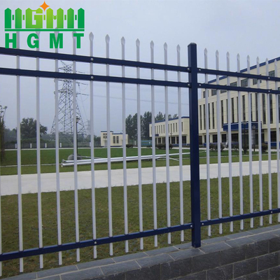 Wrought Iron Tubular Picket Fence Hot Dip Galvanized 1.8x2.4m