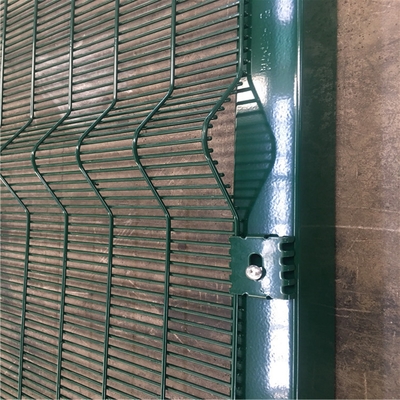 High Security Powder Coating And Galvanized Fence Clear View Fencing 358 Anti Climb Fence