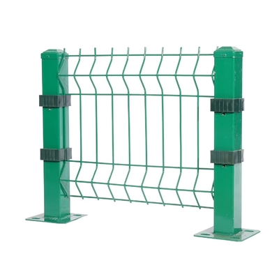 Easily Assembled Customized Metal PVC Coated 3d V Bending Welded Wire Mesh Fence Panel Curved Fence