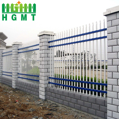 Factory Supply New Design Yard Decorative Pool Black PVC Coated Steel Tubular Fence