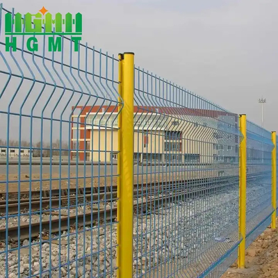 Cheap Price Professional Residential Privacy PVC Coated Curved Steel Design Security 3D Wire Mesh Fence