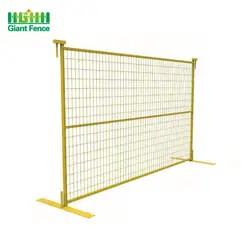 Heavy Duty Galvanized Welded Wire Outdoor Metal 6x10 Canada Temporary Fence Panel For Construction Site