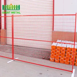 Heavy Duty Galvanized Welded Wire Outdoor Metal 6x10 Canada Temporary Fence Panel For Construction Site