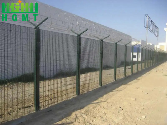 Galvanized High Security Fencing 358 Anti Climb Fence Clear View Fence