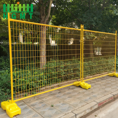 Pvc Coated Powder Coated Temporary Fence Panel Hot Dipped Galvanized Movable Metal