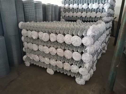 Playground Galvanized Chain Link Fence Wire Mesh 100 Ft Roll For Sale