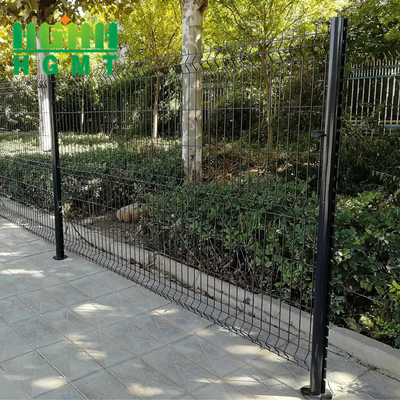 Factory Manufacturer Hot-Dipped 3D Curved Wire Mesh Panels Outdoor Security Fence With Powder Coated Metal Frame