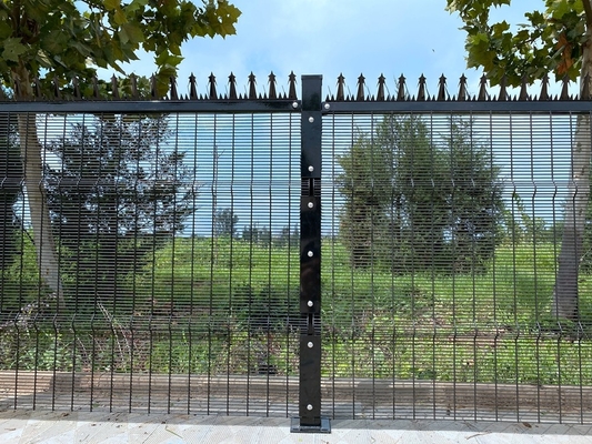 High Security Anticlimb 358 Mesh Fencing Clear View Clearvu Prison