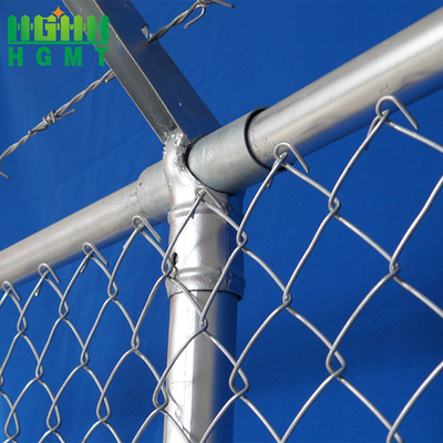 Cheap High Quality Electric Galvanized Metal Heavy Football Field Chain Link Fence For Sale