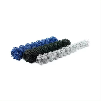 Outdoor 30m Galvanized Steel Tubing Chain Link Wire Mesh Fence Panels 1.8m Height