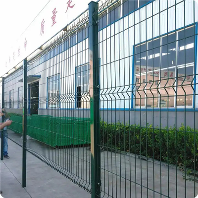 Industrial Decorative Rust Proof 3d Curved Wire Mesh Fence Corrosion Resistant Welded