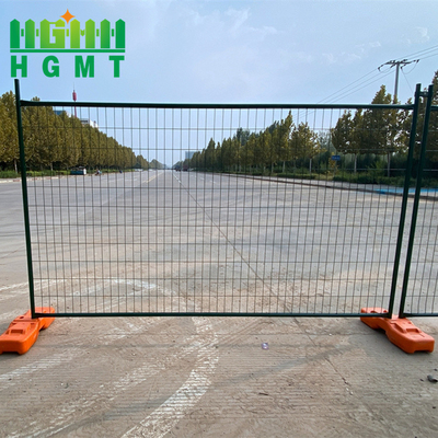 Construction Site Temporary Security Wire Mesh Fence With American Chain Link Panels