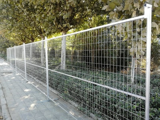 Construction Site Temporary Security Wire Mesh Fence With American Chain Link Panels