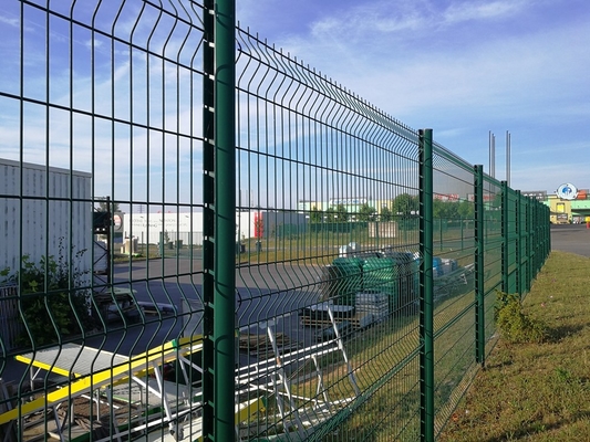 High Security 3d Curved Garden Farm V Mesh Security Fencing For Perimeter