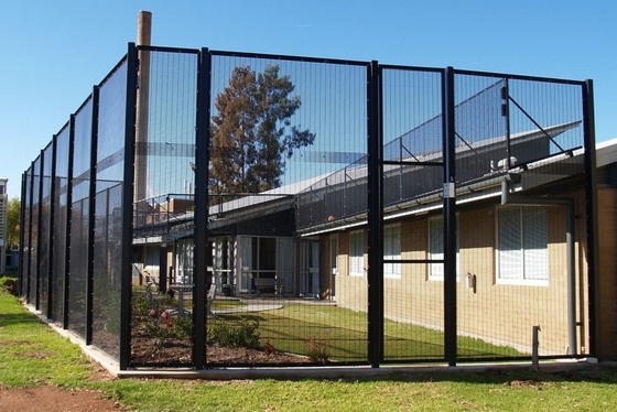 Powder Coated Security Iron 358 Anti Climb Fence