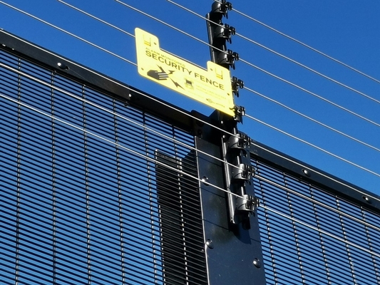 Powder Coated Security Iron 358 Anti Climb Fence